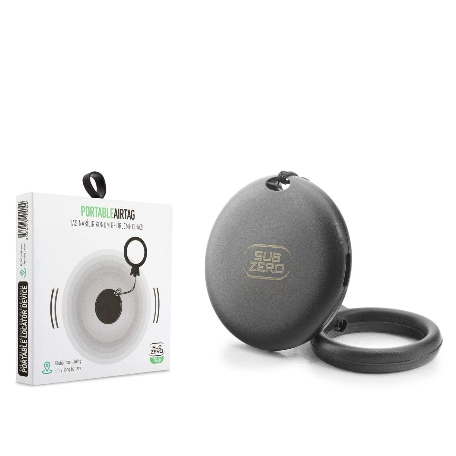 Subzero TG60 Taşınabilir Smart Tag Akıllı Konum Takip Araba & Motor & Valiz & Evcil Hayvan Takip Cihazı (Sadece İos)(Uzun Pil Ömrü)